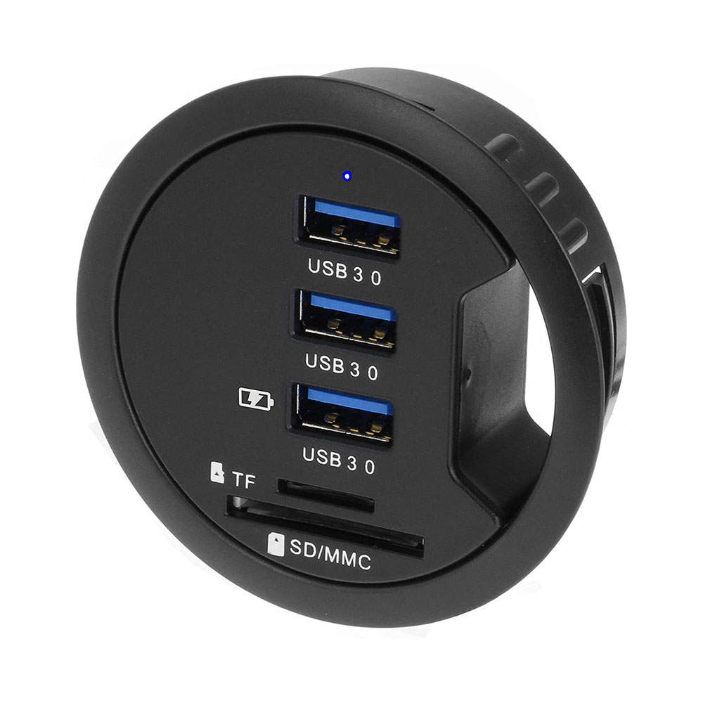 Desk Setup Hub - Adaptor HUB USB 3.0 meja dudukan
