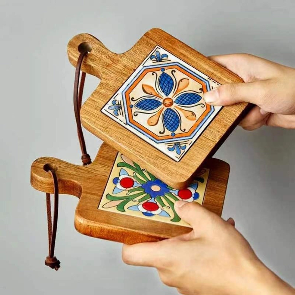 Desk Setup Retro - Alas Meja Makan Gaya Jepang Tahan