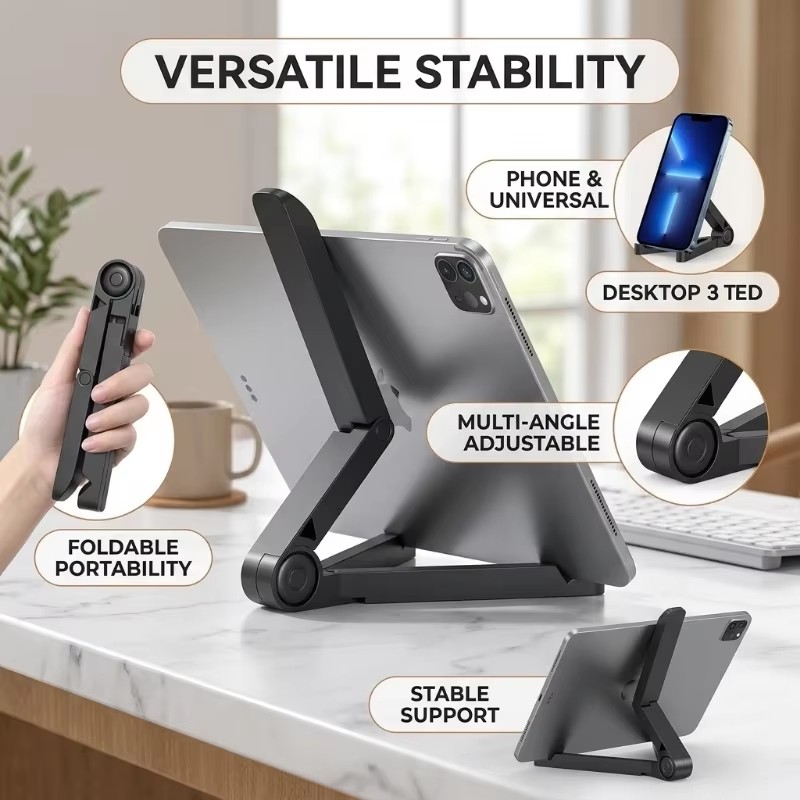 Desk Setup Gadgets - Penyangga Tablet Lipat Universal Untuk iPad