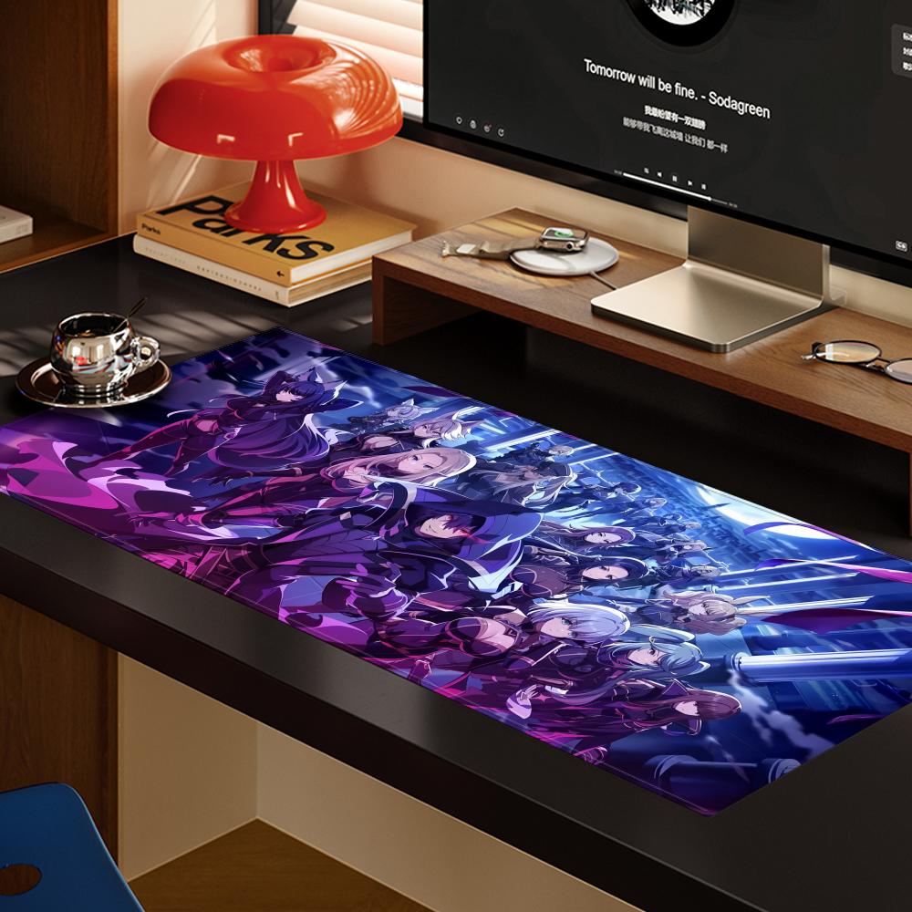 Desk Setup Notebook - E-Eminence In Shadow Mouse Pad XXL