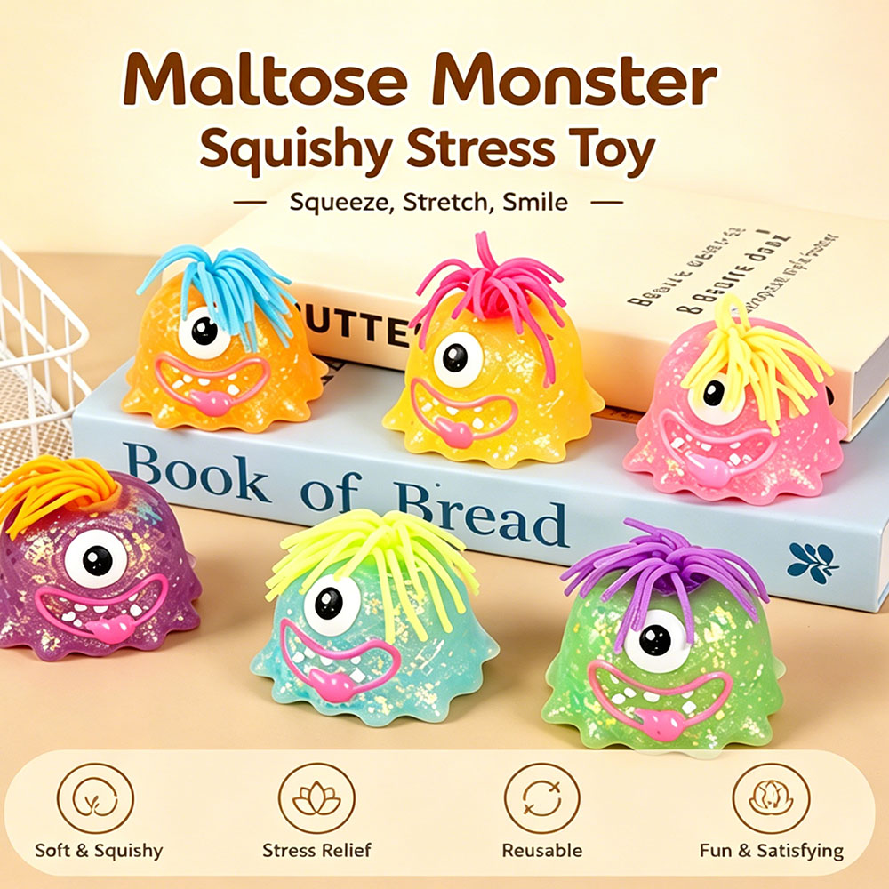 Desk Setup Room - Boneka Squishy Monster Maltose Kawaii dari