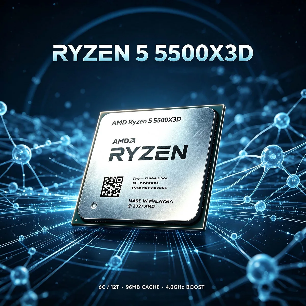Amd Cpu Ryzen 5 - AMD Ryzen 5 5500X3D, Prosesor Gaming