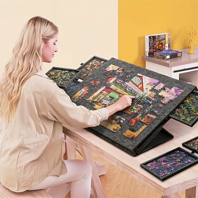 Desk Drawer Unit - Meja Puzzle Jigsaw 6 Laci 1500