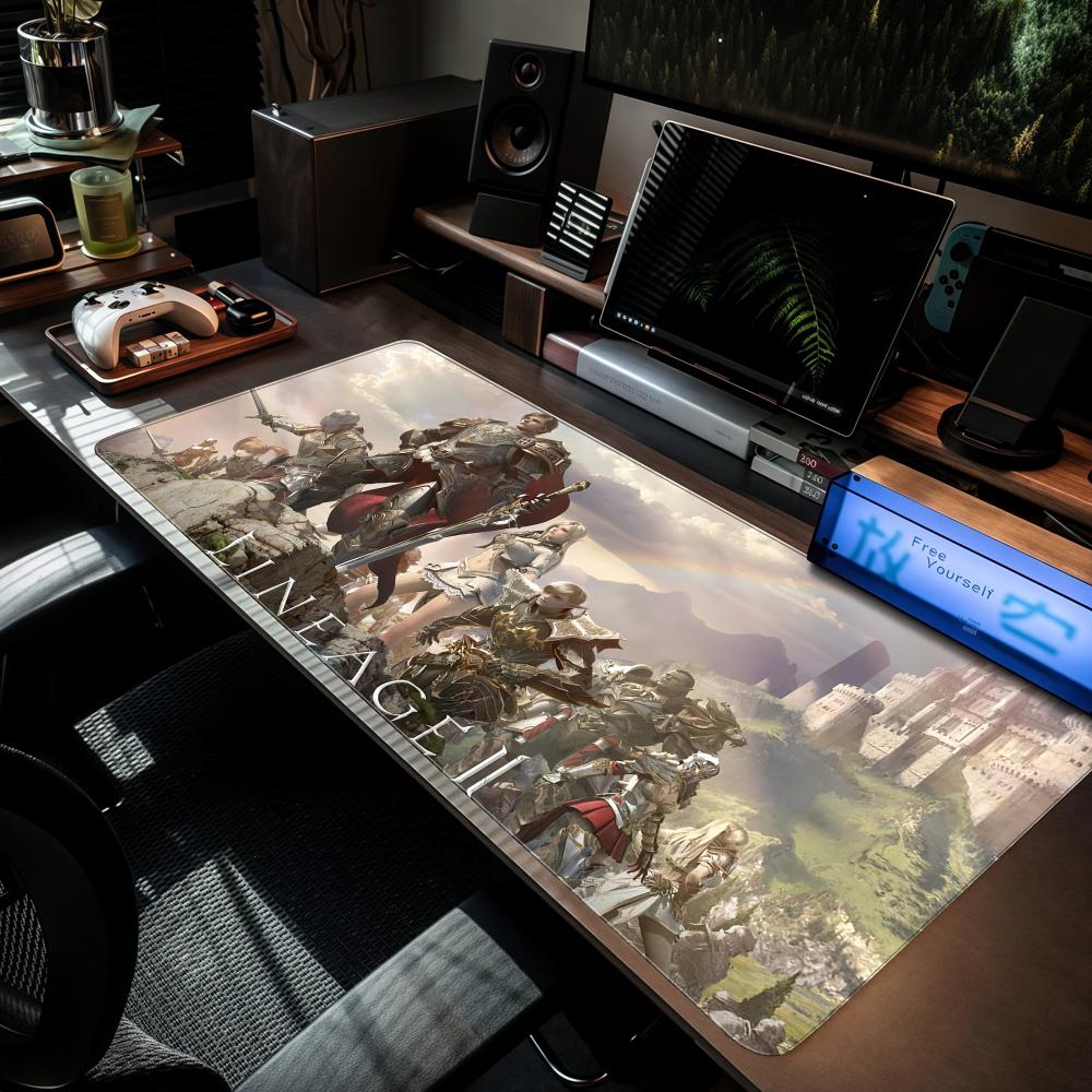 Desk Setup Notebook - Alas Mouse Game L-Lineage 2 XXL