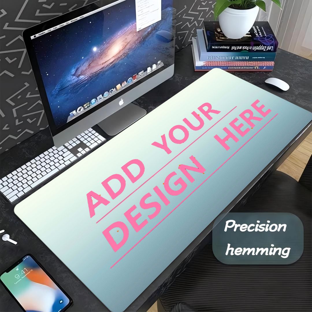 Desk Setup Cozy - Alas Mouse Kustom Personalisasi Cetak Foto