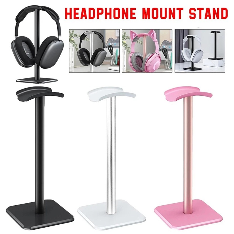 Desk Setup Accessories - 1 Buah Tempat Headphone Plastik Universal