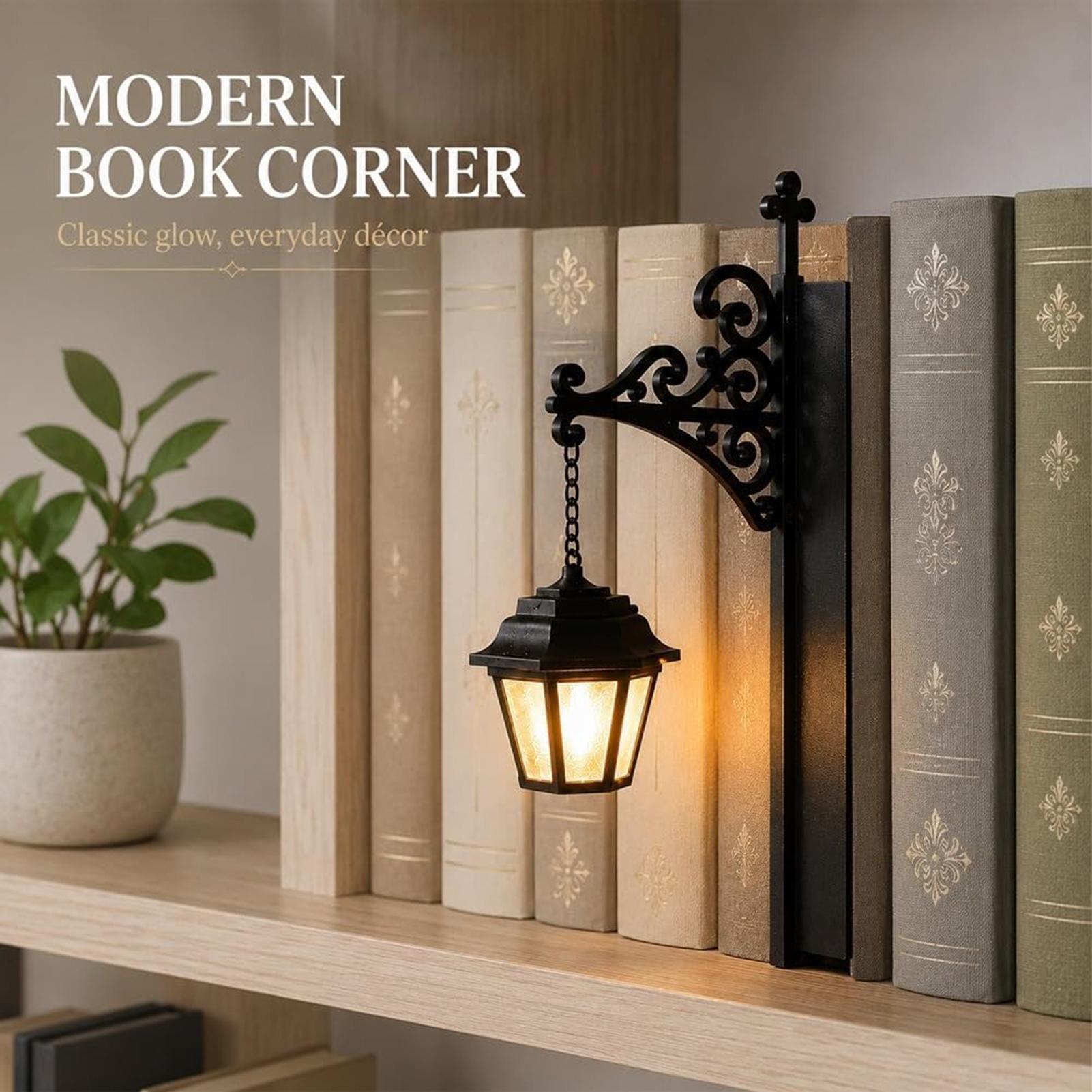 Desk Setup Vintage - Lampu Rak Buku LED Vintage Dekorasi