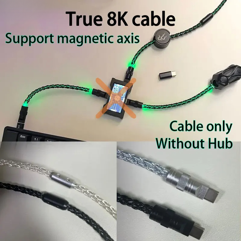 Desk Setup Hub - Kabel Data Tipe C ke Tipe
