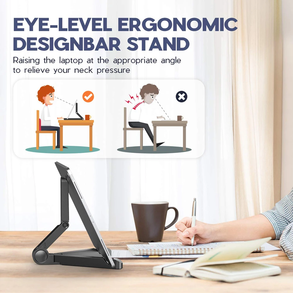 Penyangga Tablet Lipat Univers - Desk Setup Gadgets ulasan dan harga
