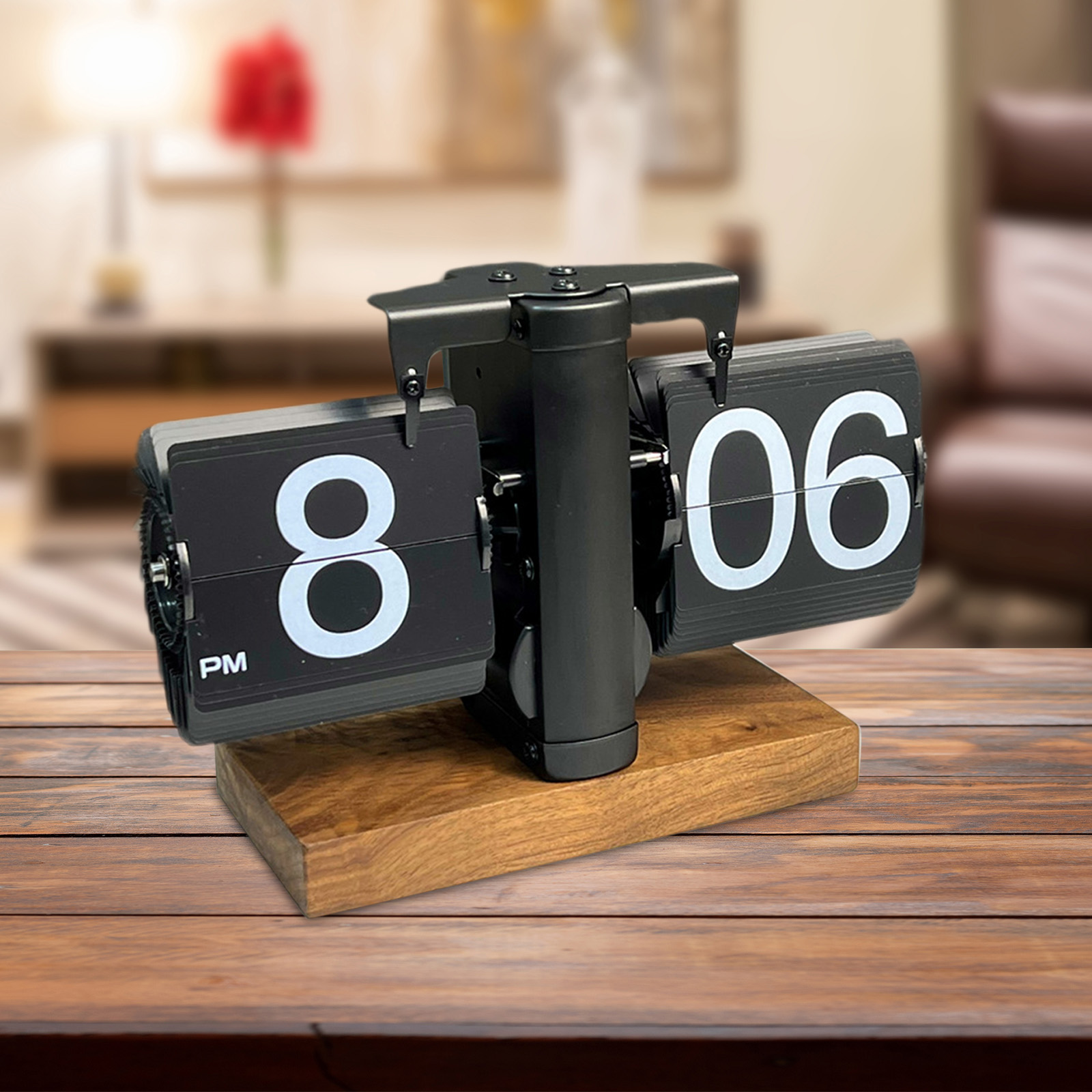 Jam Lipat Retro Digital Jam Me - Desk Setup Gadgets ulasan dan harga