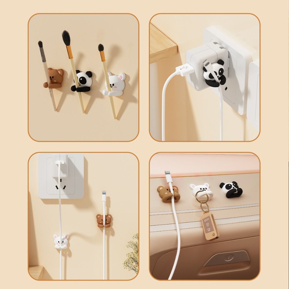 Klip Kabel Perekat Kuat Desain - Desk Setup Gadgets ulasan dan harga
