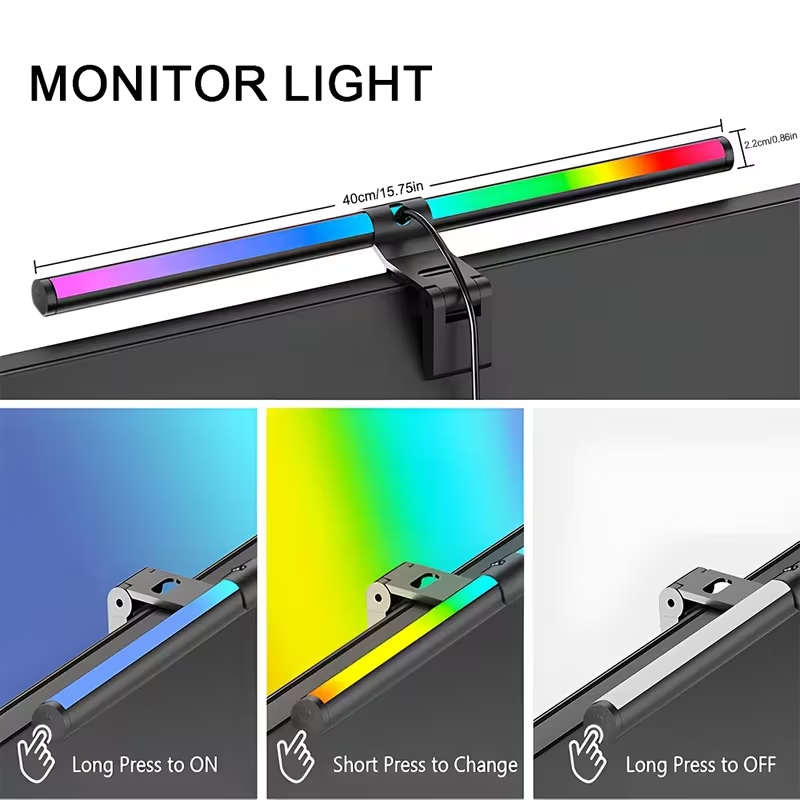Lampu Monitor RGB Lightbar Atm - Desk Setup Accessories ulasan dan harga
