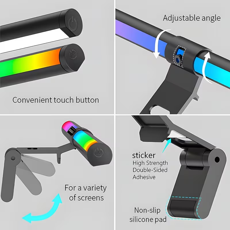 Lampu Monitor RGB Lightbar Atm - Desk Setup Accessories ulasan dan harga