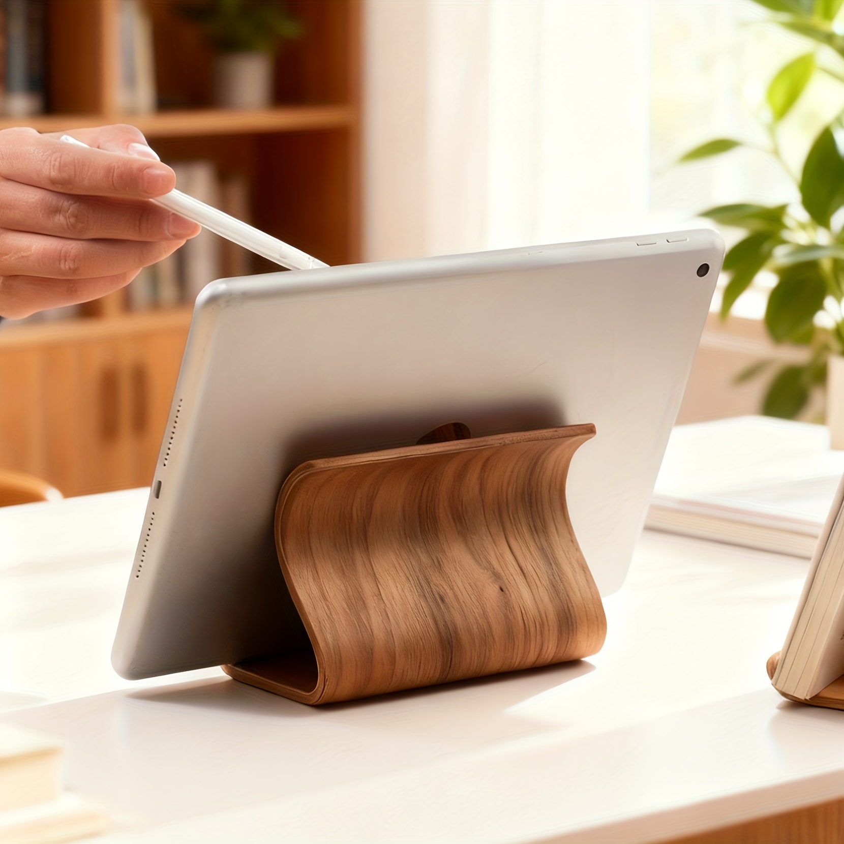 [Penyangga Ponsel Kayu Baru] P - Desk Setup Gadgets ulasan dan harga