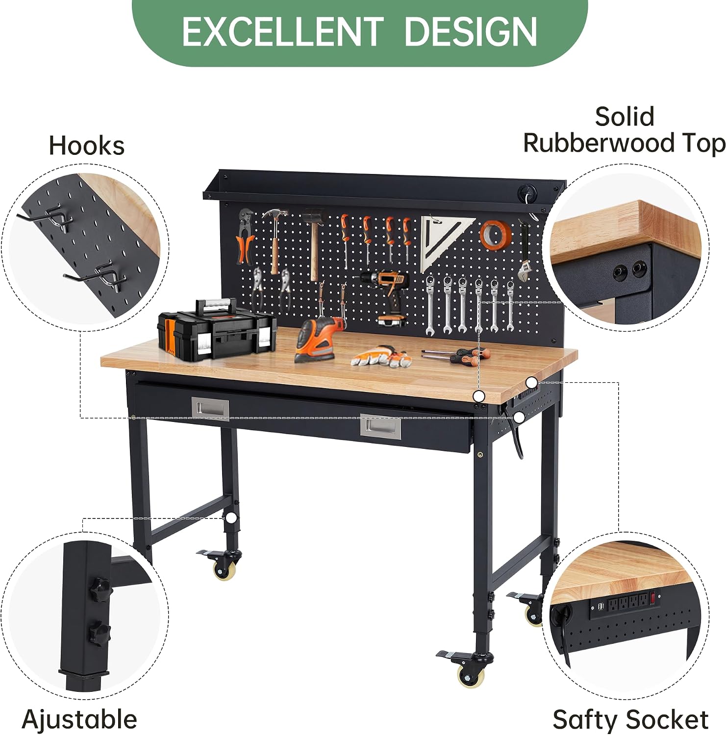 Tacleekii Meja Kerja yang Dapa - Desk Drawer Unit ulasan dan harga