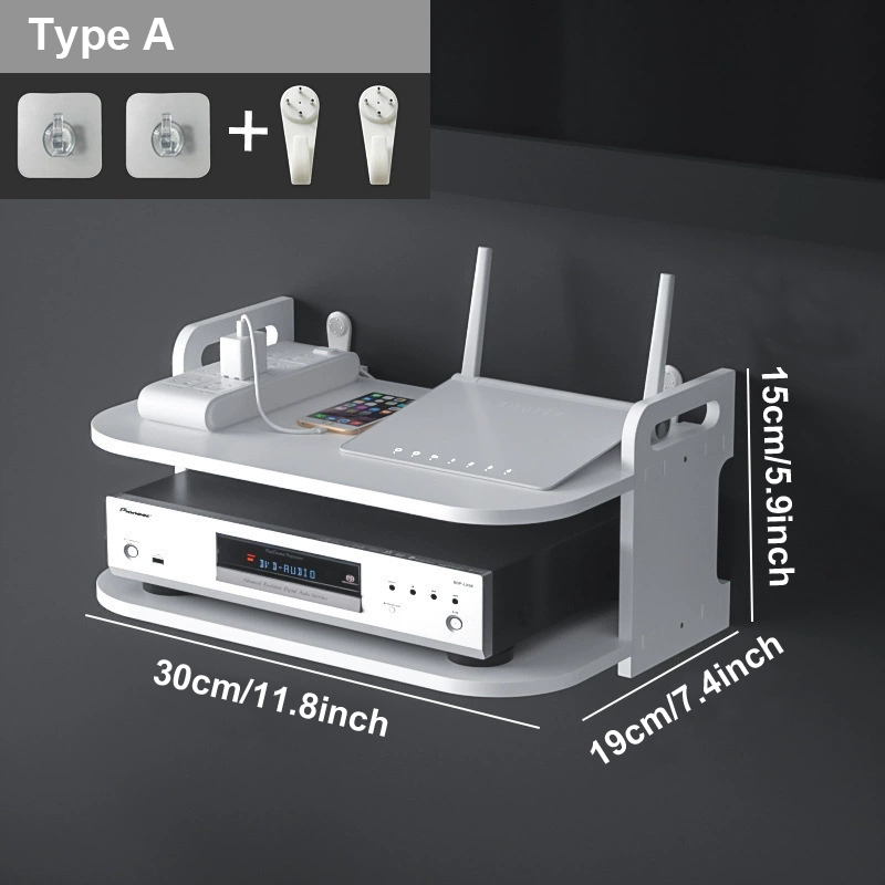 Rak Penyimpanan Kabel Router y - Desk Setup Room ulasan dan harga