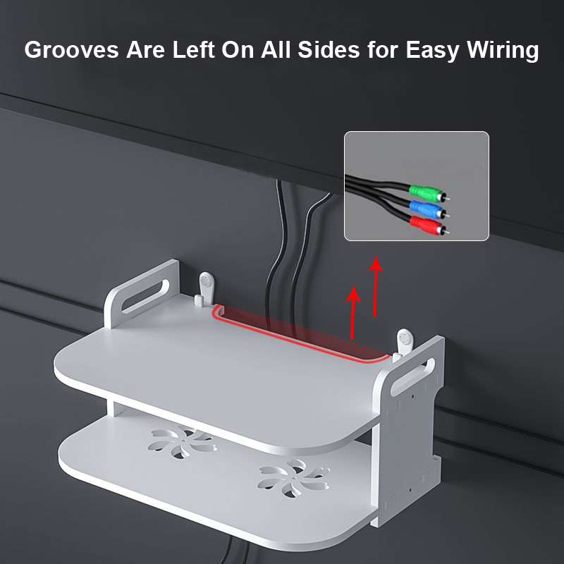 Rak Penyimpanan Kabel Router y - Desk Setup Room ulasan dan harga
