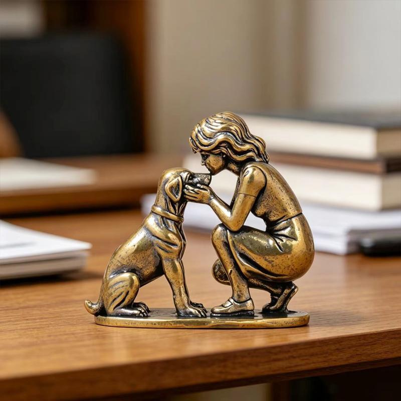Figur Anjing Perempuan dari Ku - Desk Setup Retro ulasan dan harga