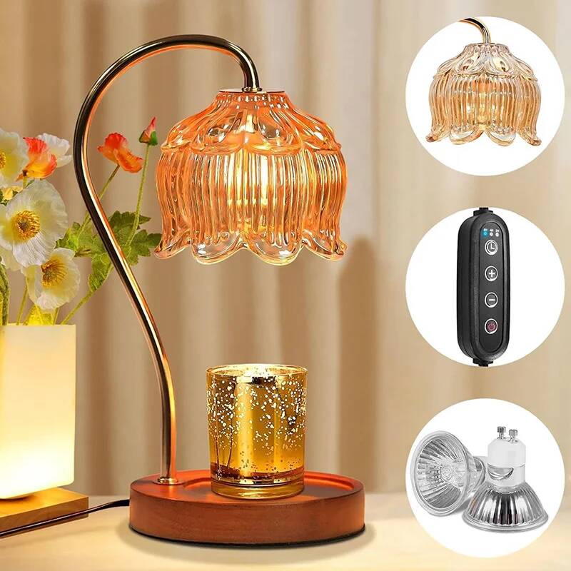 Lampu Pemanas Lilin Kaca Nordi - Desk Setup Retro ulasan dan harga