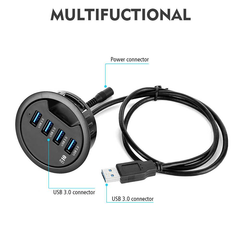 USB Desk Hub 3.0 dengan 2 Port - Desk Setup Hub ulasan dan harga