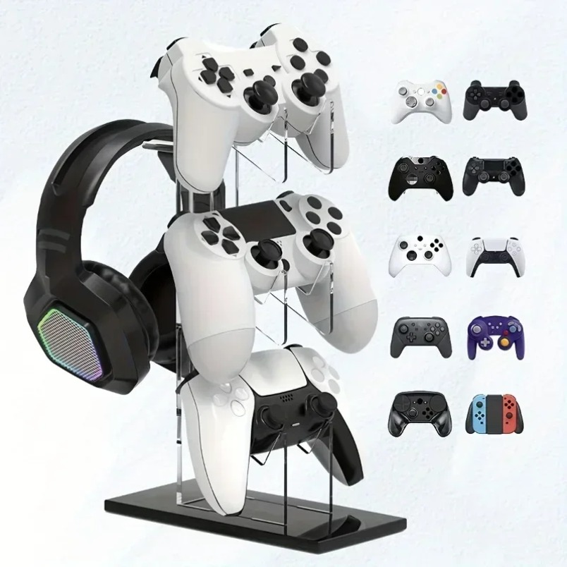 Penyangga Kontroler dengan Gan - Desk Setup Ps5 ulasan dan harga