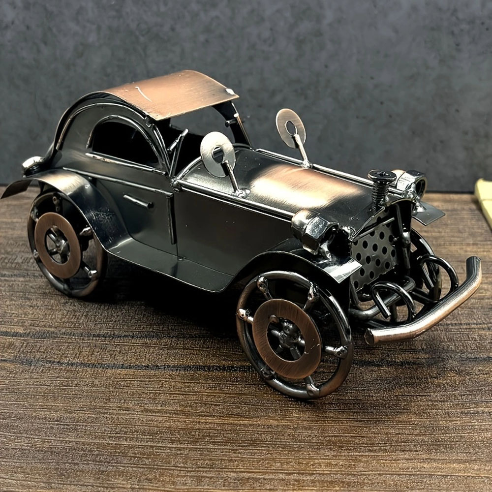 Ornamen Model Mobil Besi Antik - Desk Setup Retro ulasan dan harga