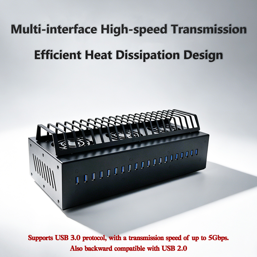 Chassis Hub USB 3.0 20-Port +  - Desk Setup Hub ulasan dan harga