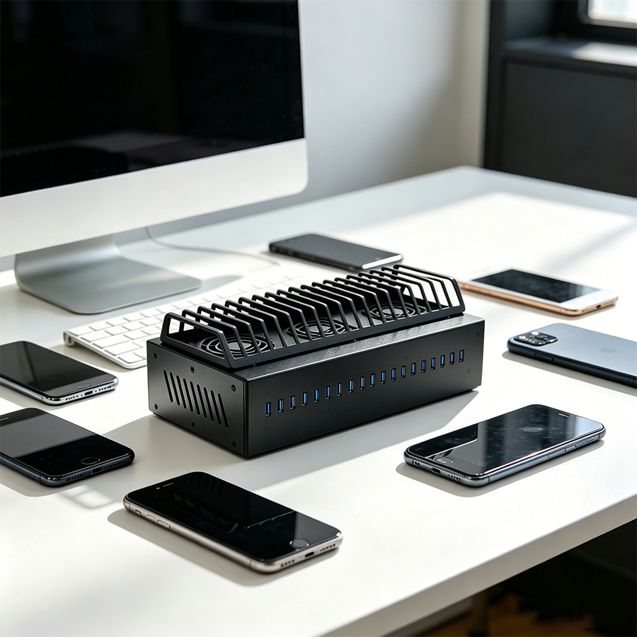 Chassis Hub USB 3.0 20-Port +  - Desk Setup Hub ulasan dan harga