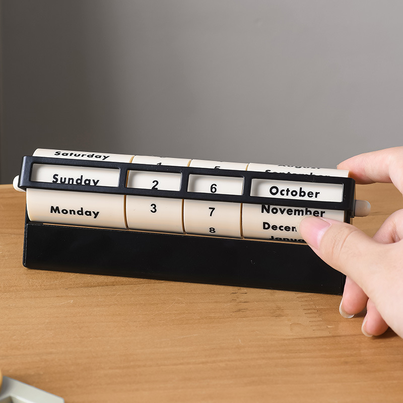 1 Buah Kalender Abadi Kreatif  - Desk Setup Gadgets ulasan dan harga