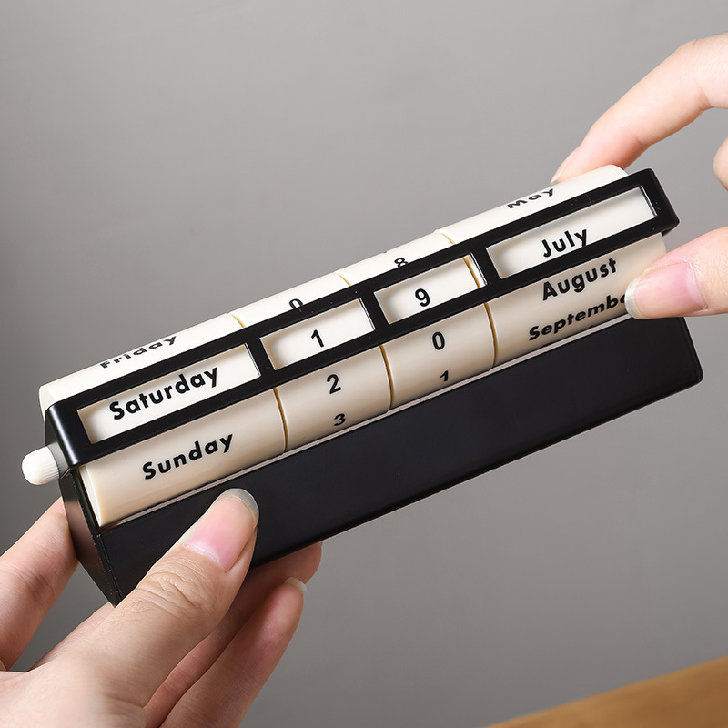 1 Buah Kalender Abadi Kreatif  - Desk Setup Gadgets ulasan dan harga