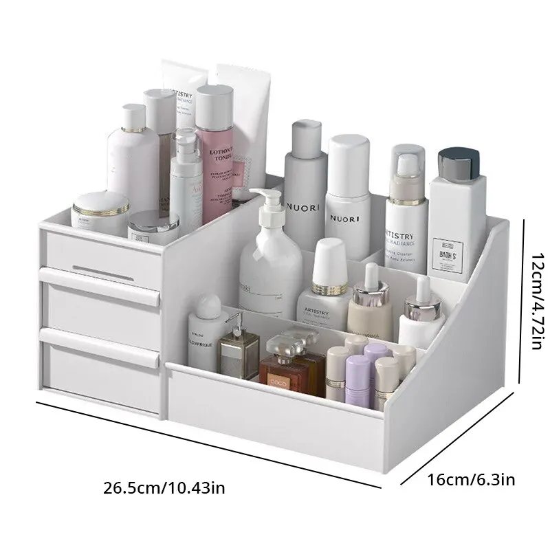 Kotak Penyimpanan Kosmetik Pla - Desk Drawer Unit ulasan dan harga