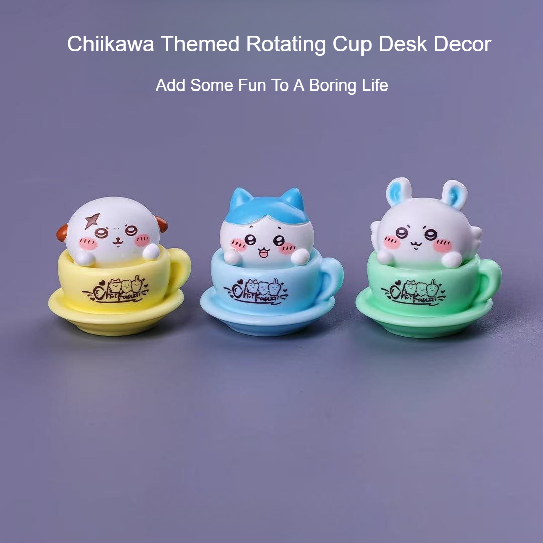 Figur Chiikawa Rotating Cup, D - Desk Setup Room ulasan dan harga