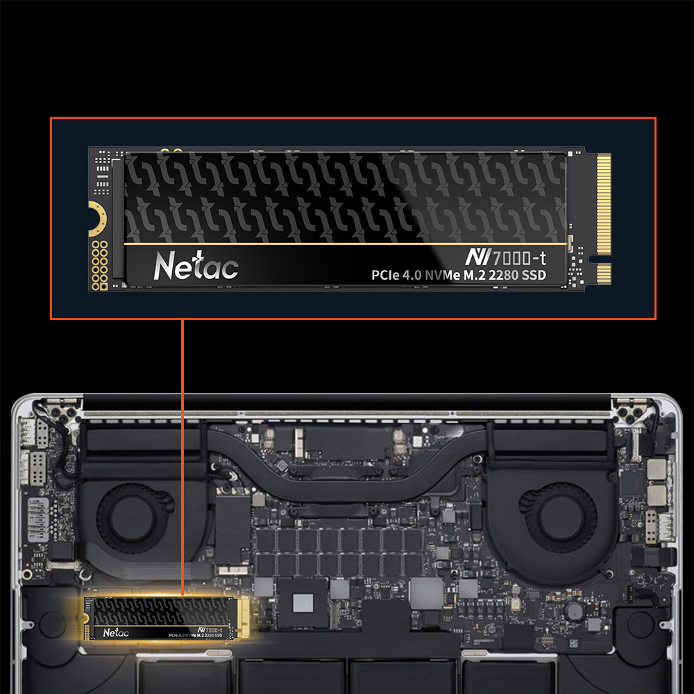 SSD Netac 1TB 2TB SSD NVMe M2  - Desk Setup Ps5 ulasan dan harga